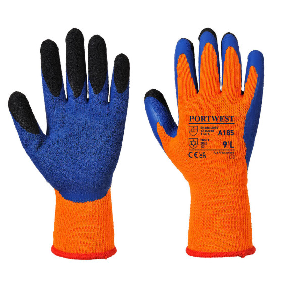 Guanti di protezione termica Duo-Therm repellente ai liquidi PORTWEST A185 (12 paia)