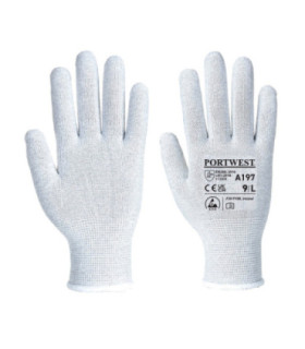 Guanti antistatici per ambienti EDS PORTWEST A197 (12 paia)