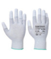 Luva antiestática com as pontas cobertas com PU, galga 13 PORTWEST A198 (12 pares)
