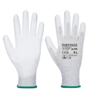 Gants EDS antistatiques avec la paume recouverte de PU PORTWEST A199 (12 paires)
