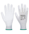 Antistatic glove with palm covered with PU - A199