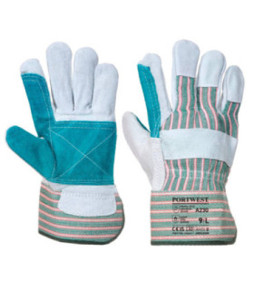 Premium Leather Rigger Double Palm Work Gloves PORTWEST A230 (12 pairs)