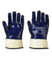 Fully covered Nitrile gloves, safety cuff - A302