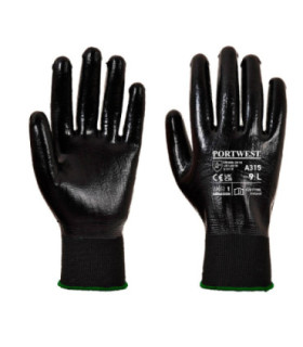 Guante de manipulação coberto de nitrilo All-Flex Grip galga 13 PORTWEST A315 (12 pares)