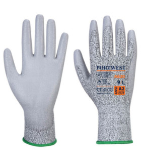 Gant anti-coupure LR avec paume PU jauge 13 PORTWEST A620 (12 paires)
