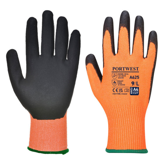 Guante anti-corte, con PU, Vis-Tex de mejor ajuste galga 13 PORTWEST A625