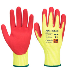 Guante de Nitrilo anti-corte Vis-Tex HR sin costuras galga 13 PORTWEST A626