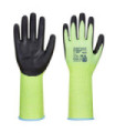 Cut-resistant green glove with long cuff PORTWEST A632