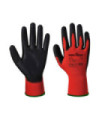 Guante de manipulação em geral A641 Vermelho - PU PORTWEST (12 pares)