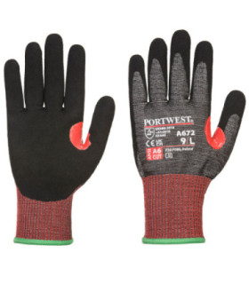 CT200 AHR13 glove maximum cut protection F, gauge 13 PORTWEST A672