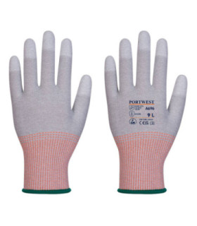 Gant anti-coupure LR13 ESD avec pointes recouvertes de PU (Pack de 12) PORTWEST A696