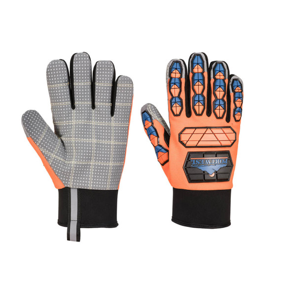 Impact Handschuhe Aqua-Seal Pro Orange/Blau PORTWEST A726