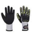 Heat-resistant and shock-resistant glove Grey/black A729