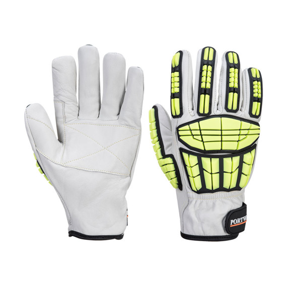 Professionelle stoßfeste Handschuhe Impact Pro Cut Grau Dext. 4 PORTWEST A745