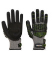 VHR 15 anti-shock sponge Nitrile glove Black/Green A755