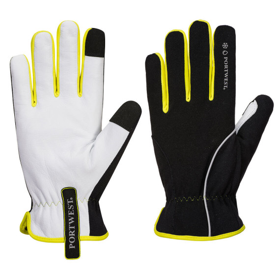 Luvas para mecânicos PW3 Inverno Preto/Amarelo inverno A776