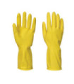 Luvas domésticas de látex Amarelo (240 pares) PORTWEST A800