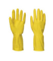 Yellow latex domestic glove A800