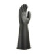 Gants en latex mince, pour la protection chimique Noir PORTWEST A802