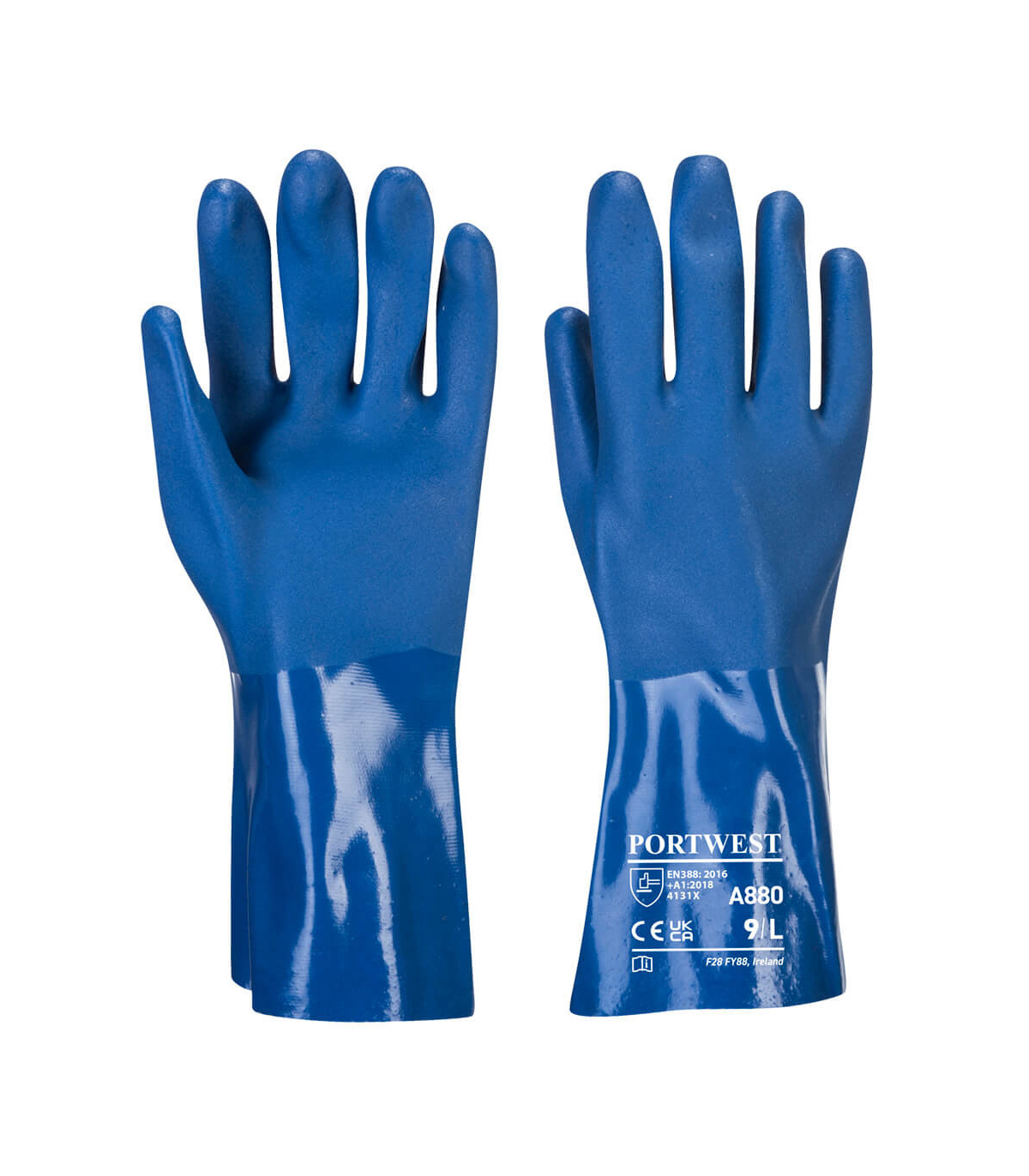 Trawlmaster Guante Trawlmaster, resistencia a grasas de animales 30cm Azul PORTWEST ...