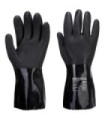 Gant chimique en PVC ESD Noir, électricité et statique PORTWEST A882