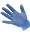 Gants jetables en vinyle sans poudre (pack 100) bleu PORTWEST A905