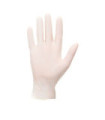 Disposable latex glove with powder (pack 100) White A910