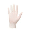 Guante desechable de látex con polvo (pack 100) Blanco A910
