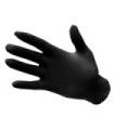 Disposable powder-free Nitrile glove (pack 100) Black A925
