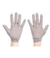 Silver mesh coat glove AC01