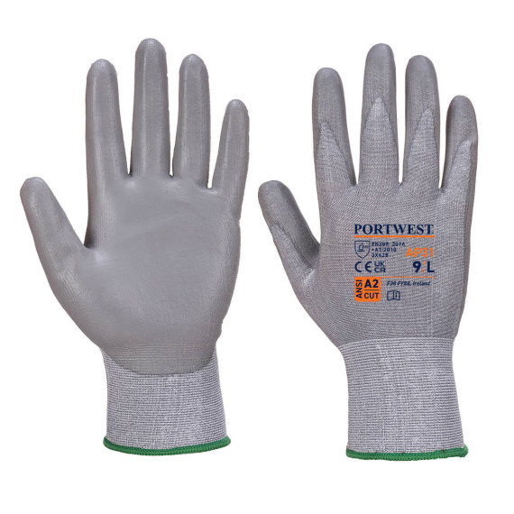 Gant Senti Cut Lite Noir/Gris léger jauge 18 PORTWEST AP31