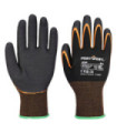 Gants Grip 15 Nitrile Double Palm, environnements huileux Noir/Orange PORTWEST AP35
