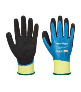 Wasserdichte Aqua Cut Pro Handschuhe, nahtlos, Größe 13, Blau/Schwarz PORTWEST AP50