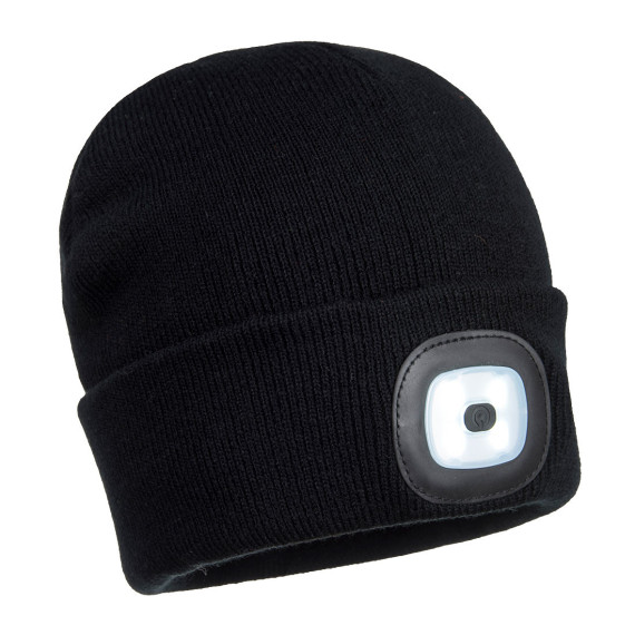 Corduroy hat for kids with LED light PORTWEST B027