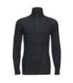 T-shirt en laine mérino avec fermeture à glissière 1/4, protection thermique, anti-odeur noire PORTWEST B184