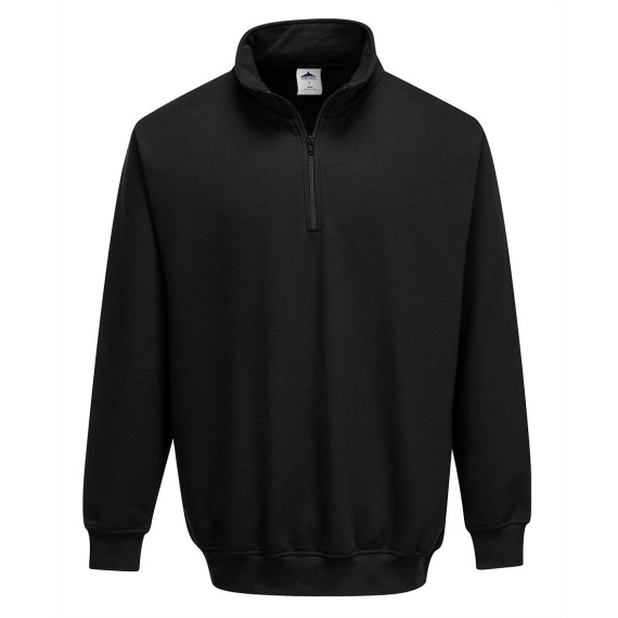 Sweat-shirt Sorrento avec fermeture éclair au col - B309