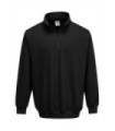 Sweat-shirt Sorrento avec fermeture éclair au col - B309