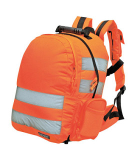 Mochila de alta visibilidad, con zafado rápido con panel acolchado PORTWEST B904