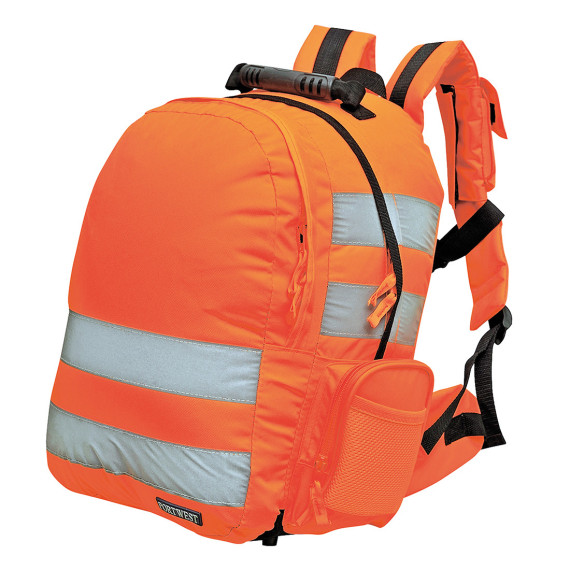 Mochila de haute visibilité, avec déverrouillage rapide et panneau rembourré PORTWEST B904