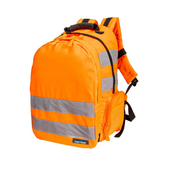 Hochsichtbare Tasche Ideal für Arbeiter, Radfahrer und Schüler PORTWEST B905