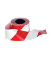 Barrier tape/warning non-adhesive white red PORTWEST BT10