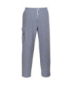Pantalon de chef Chester Ouverture par fermeture éclair cachée Unisexe PORTWEST C078