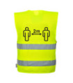 High visibility vest for Social Distancing 2m - C406