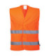 Gilet haute visibilité, à 2 bandes avec fermeture auto-adhésive ISO 20471 PORTWEST C474