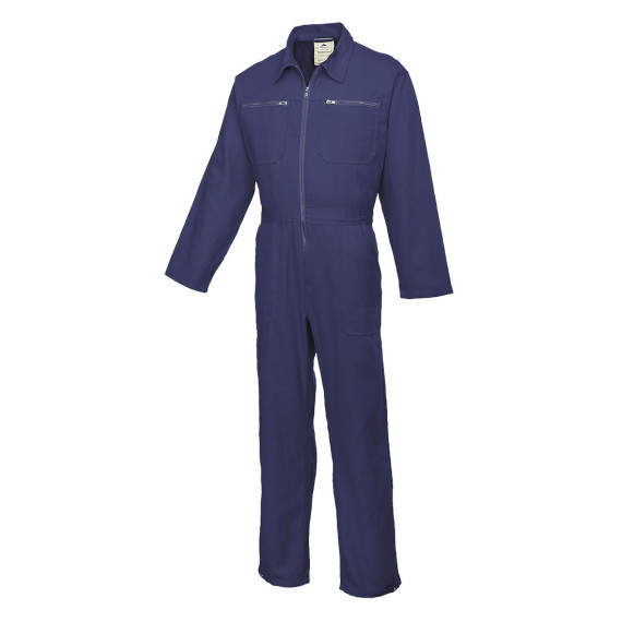 Cotton work coverall with zipper, multi-pocket PORTWEST C811