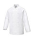 Giacca da cucina 100% Cotone traspirante Sussex, manica lunga bianco PORTWEST C836