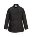 Women's kitchen jacket with long sleeve - C837