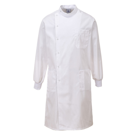 Bata da lavoro Howie Finitura Texpel colore bianco, uniformi PORTWEST C865