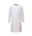 Bata de travail Howie Fini Texpel couleur blanche, uniformes PORTWEST C865