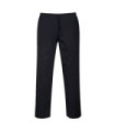 Pantalones de cocina con cordones - Bajos, color negro PORTWEST C070
